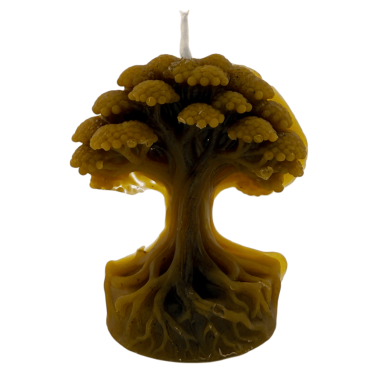 Honey Tree of Life Candle 8x5cm