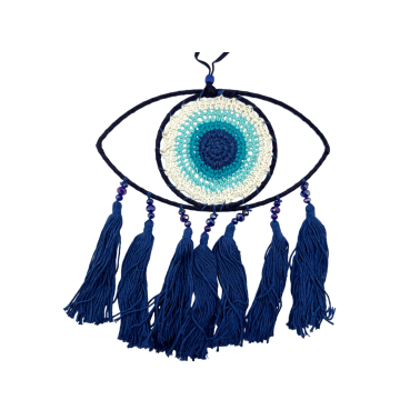 Atrapassomnis de ganxet amb Ull Turc 9cm Blau