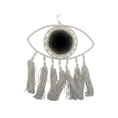Atrapassomnis de ganxet amb Ull Turc 9cm Blanc