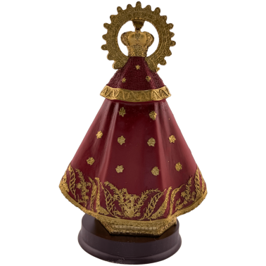 Figurine en résine de la Vierge de Guadalupe d'Estrémadure, 19 cm