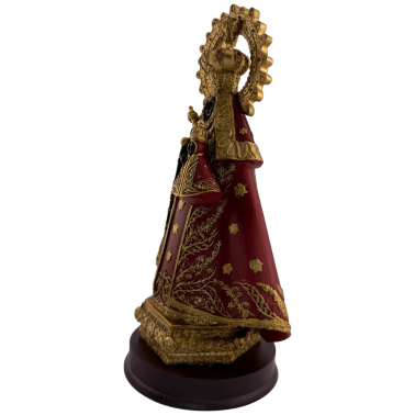 Figurine en résine de la Vierge de Guadalupe d'Estrémadure, 19 cm