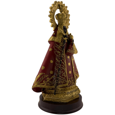 Figurine en résine de la Vierge de Guadalupe d'Estrémadure, 19 cm