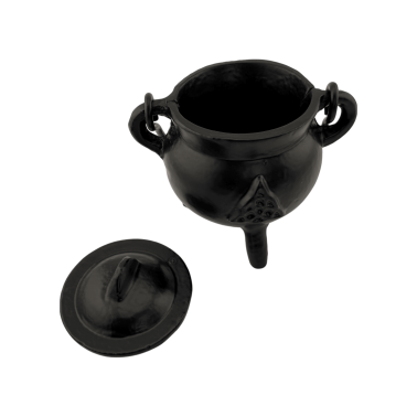 Queimador de caldeirão Wicca, de ferro, 10 cm, com símbolo celta