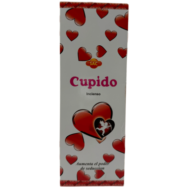 Incienso SAC Cupido - Caja de 6 paquetes hexagonales de 20 barritas 120 barritas de incienso