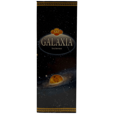 Encens SAC Galaxy - Boîte de 6 paquets hexagonaux de 20 bâtonnets chacun, soit 120 bâtonnets d'encens