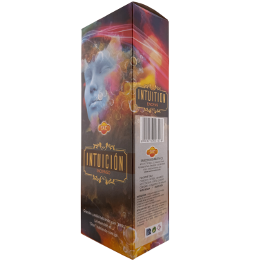 Encens SAC Intuition - Boîte de 6 paquets hexagonaux de 20 bâtonnets chacun, soit 120 bâtonnets d'encens