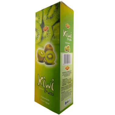 Encens SAC Kiwi - Boîte de 6 paquets hexagonaux de 20 bâtonnets chacun, soit 120 bâtonnets d'encens