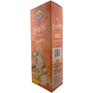 بخور SAC إيروتيك - علبة تحتوي على 6 عبوات سداسية الشكل، كل عبوة تحتوي على 20 عود بخور، بإجمالي 120 عود بخور