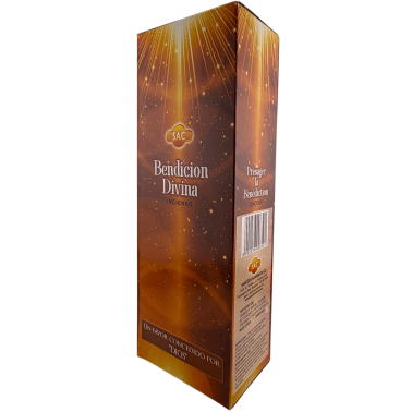 Kadzidło SAC Divine Blessing – Opakowanie 6 sześciokątnych opakowań po 20 patyczków, 120 kadzidełek