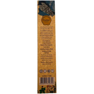 Incienso artesano Salvia Blanca Pure Soul AUM Fragrances - 7 barritas orgánicas