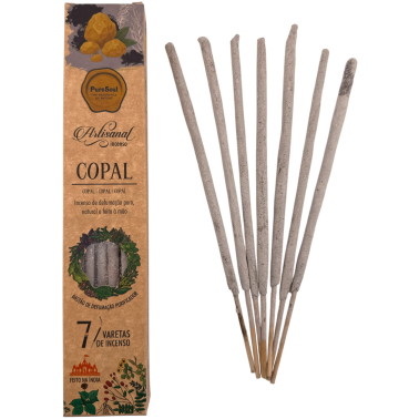 Incienso artesano Copal Pure Soul AUM Fragrances - 7 barritas orgánicas