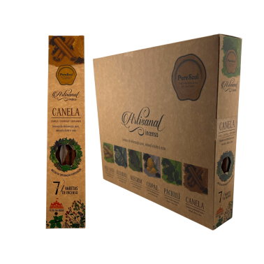 Pure Soul AUM Fragrances Hantverksmässig Kanelrökelseask - 12 askar