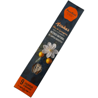 Incienso natural Azahar Pure Soul AUM Fragrances - 9 barritas orgánicas defumación