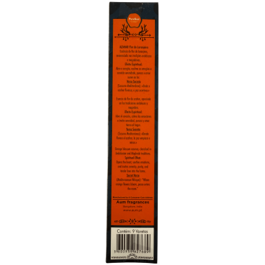 Incienso natural Azahar Pure Soul AUM Fragrances - 9 barritas orgánicas defumación