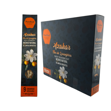 Caja incienso natural Azahar Pure Soul AUM Fragrances - 12 cajitas defumación