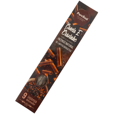 Incienso natural Canela y Clavo Pure Soul AUM Fragrances - 9 barritas orgánicas defumación