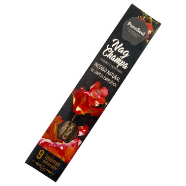 Incienso natural Nag Champa Pure Soul AUM Fragrances - 9 barritas orgánicas defumación