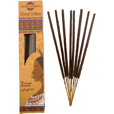 Sacred Elements Good Vibes HEM - 8 Organic Handmade Sticks