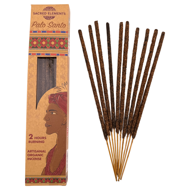Encens Pal Sant SACRED ELEMENTS HEM - 8 barretes orgàniques artesanes-INCENSOS SACRED ELEMENTS BY HEM-HOSTENATURA