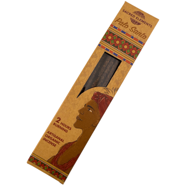 Palo Santo Rökelse SACRED ELEMENTS HEM - 8 Organiska Handgjorda Pinnar