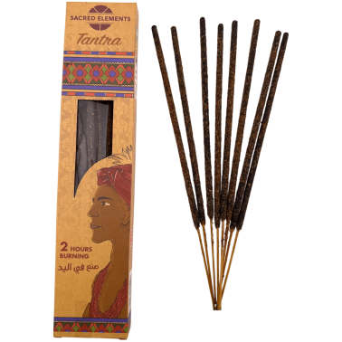 SACRED ELEMENTS HEM Tantra-Räucherstäbchen - 8 handgefertigte Bio-Stäbchen