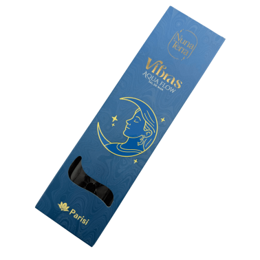 Aqua Flow Sea Salt Incense VIBRAS Nuna Terra - ręcznie robione, podwójnie zanurzane kadzidełka - 85 min