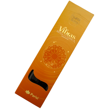 Cosmic Breeze Mandarin Incense VIBRAS Nuna Terra - Double-Dipped Handmade Incense Stick - 85 min