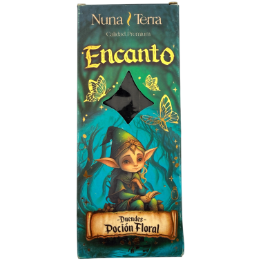 Tămâie cu Poțiune Florală Fermecată - Elfi de la Nuna Terra - Bețișoare de Tămâie Lucrate Manual - 8 Bețișoare