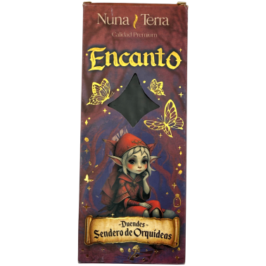 Tămâie Enchanted Elves Orchid Path de Nuna Terra - Bețișoare de tămâie lucrate manual - 8 bețișoare