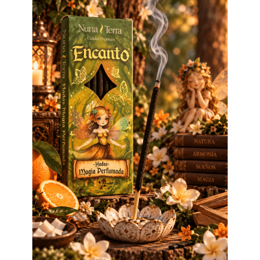 Kadzidełka zapachowe Fairy Magic ENCANTO Nuna Terra - ręcznie robione kadzidełka w sztyfcie - 8 sztyftów