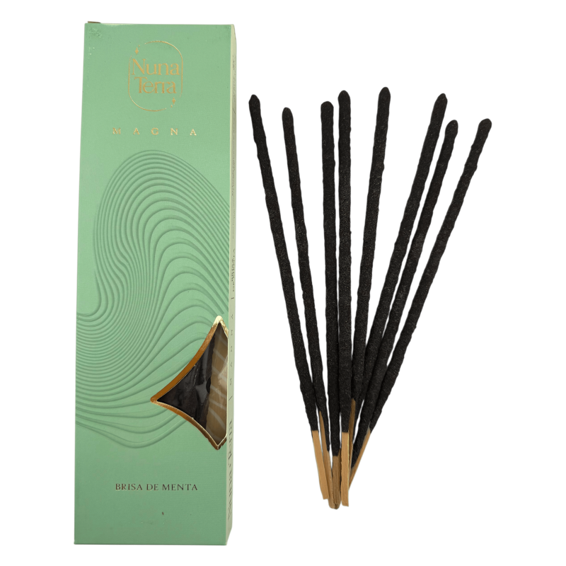 MAGNA Nuna Terra Mint Breeze Incense - Double-Dipped Handcrafted Incense - 85 min-Magna Nuna Terra Incense-HOSTENATURA