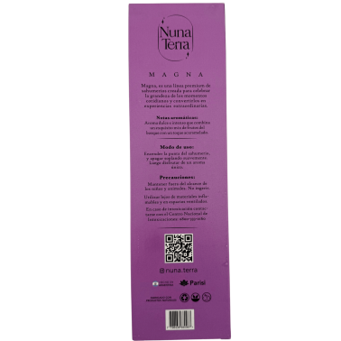 Nuna Terra MAGNA Blue Berry Incense - Double-Dipped Handmade Incense Stick - 85 min