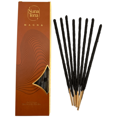 MAGNA Caramelized Vanilla Incense by Nuna Terra - Double-Dipped Handmade Incense Stick - 85 min