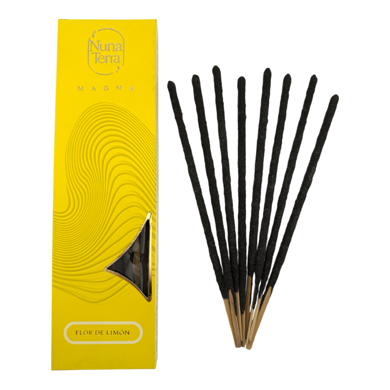 Magna Nuna Terra Lemon Blossom Incense - Double-Dipped Handmade Incense - 85 min-Magna Nuna Terra Incense-HOSTENATURA