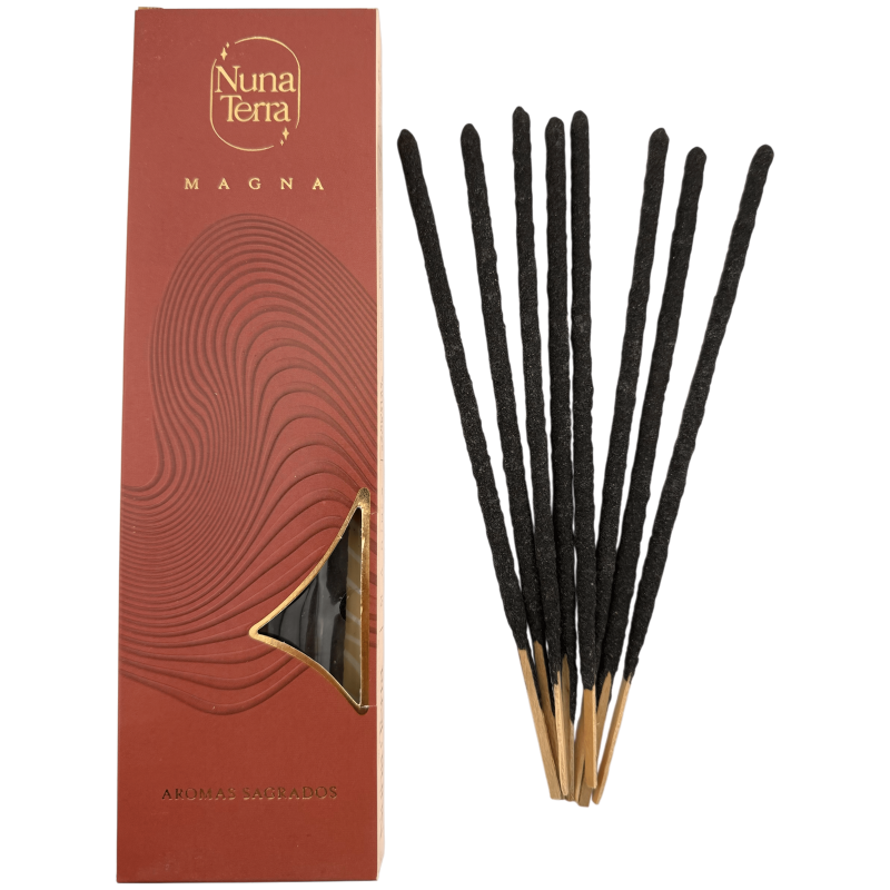 Sacred Aromas Incense MAGNA Nuna Terra - Double-Dipped Handmade Incense Stick - 85 min-Magna Nuna Terra Incense-HOSTENATURA