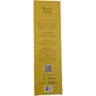 MAGNA Nuna Terra Wild Vanilla Räucherstäbchen – Doppelt gepopptes, handgefertigtes Räucherstäbchen – 85 Min.