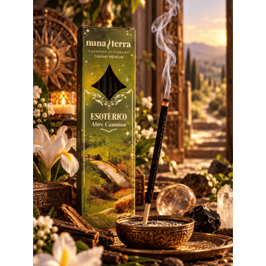 Nuna Terra Esoteric Path Opening Incense - Double-Dipped Handmade Incense Sticks - 8 Sticks - 80 min