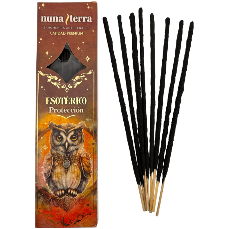 Encens Protecció ESOTÈRIC Nuna Terra - Sahumerio Artesanal de Doble Empast - 8 Varetes - 80 min-SAHUMERIS ESOTÉRICS NUNA TERRA ARGENTINA-HOSTENATURA