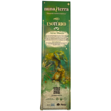 بخور نونا تيرا الباطني لجذب المال - أعواد بخور يدوية الصنع مغموسة مرتين - 8 أعواد - 80 دقيقة