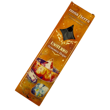 Nuna Terra Esoteric Home Harmonizing Incense - Dubbel gedoopte handgemaakte wierookstokjes - 8 stokjes - 80 min