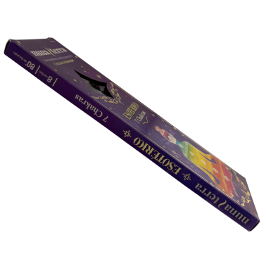 Nuna Terra Esoteric 7 Chakra Incense - Double-Dipped Handmade Incense Sticks - 8 Sticks - 80 min