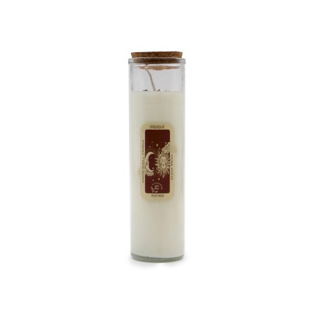VELA HECHIZO MÁGICO - ÉXITO - CON PIEDRAS PRECIOSAS DE AMATISTA Y FRAGANCIA DE HINOJO - 1