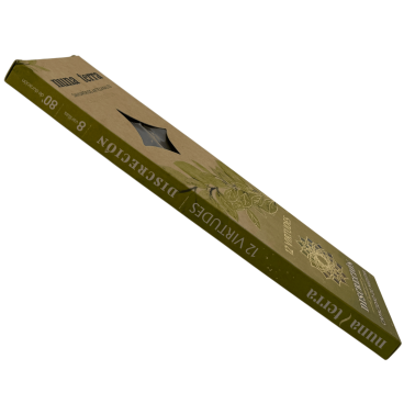 بخور ديسكريشن - تأمل ١٢ فضيلة نونا تيرا - أعواد بخور مصنوعة يدويًا ومغموسة مرتين - ٨ أعواد - مدة الاستخدام تصل إلى ٨٠ دقيقة