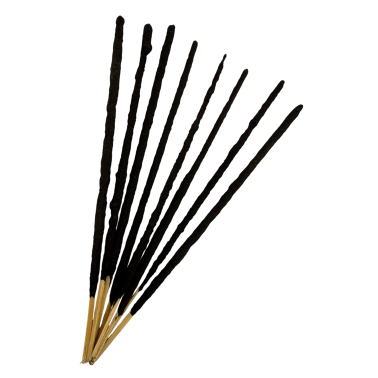 Encens Tempérance - Vérité 12 Vertus Nuna Terra - Bâtonnets d'encens artisanaux à double base - 8 bâtonnets - Jusqu'à 80 min