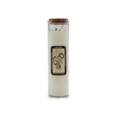 VELA HECHIZO MÁGICO - SEDUCCIÓN - CON PIEDRAS PRECIOSAS MIXTAS Y YLANG YLANG Y PATCHOULI - 1