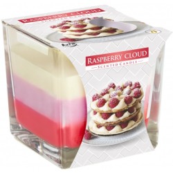 Rainbow Jar Candle - Raspberry Cloud - Bispol - 8x8x8cm