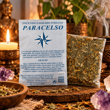 Incienso Sagrado Indiano Paracelso - Limpieza, Protección y Paz - 20 g