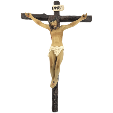 Cristo da Boa Morte - Crucifixo em resina - 31 cm