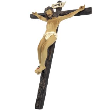 Christ de la Bonne Mort - Crucifix en résine - 31 cm