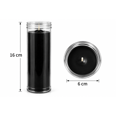 Veló Llis Negre - 16x6cm